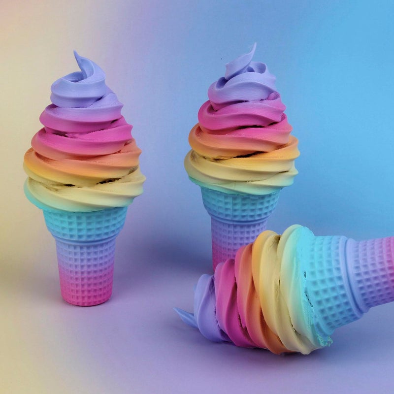 polymaker Panchroma Gradient Matte PLA Filament, Multicolor Gradient Matte Pastel Rainbow 1.75mm 3D Printing Filament, 3D Printer PLA Filament, Fit Most FDM 3D Printers, 1kg Spool (2.2lbs) - Image 3